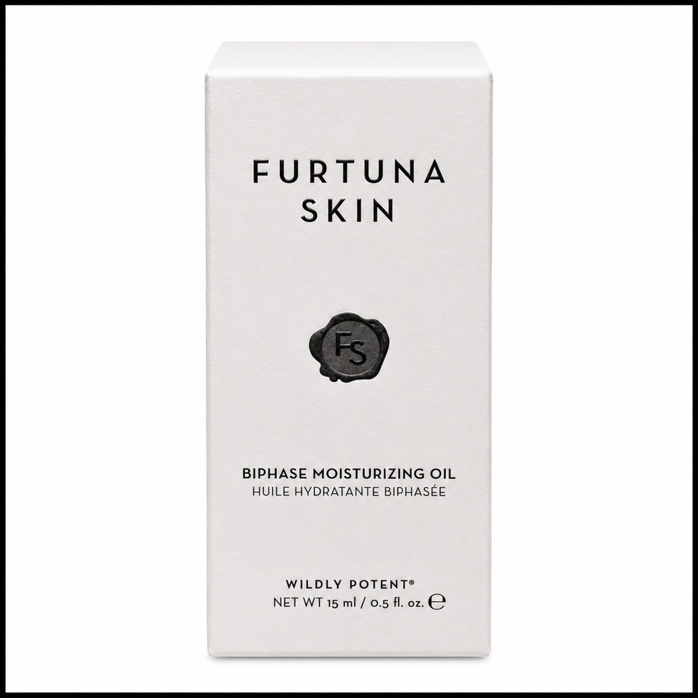 Furtuna Skin Biphase Moisturizing Oil 15ml 0.5oz Cuore Collection Made in Italy